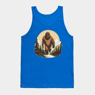 Dope Sasquatch in Nature Tank Top